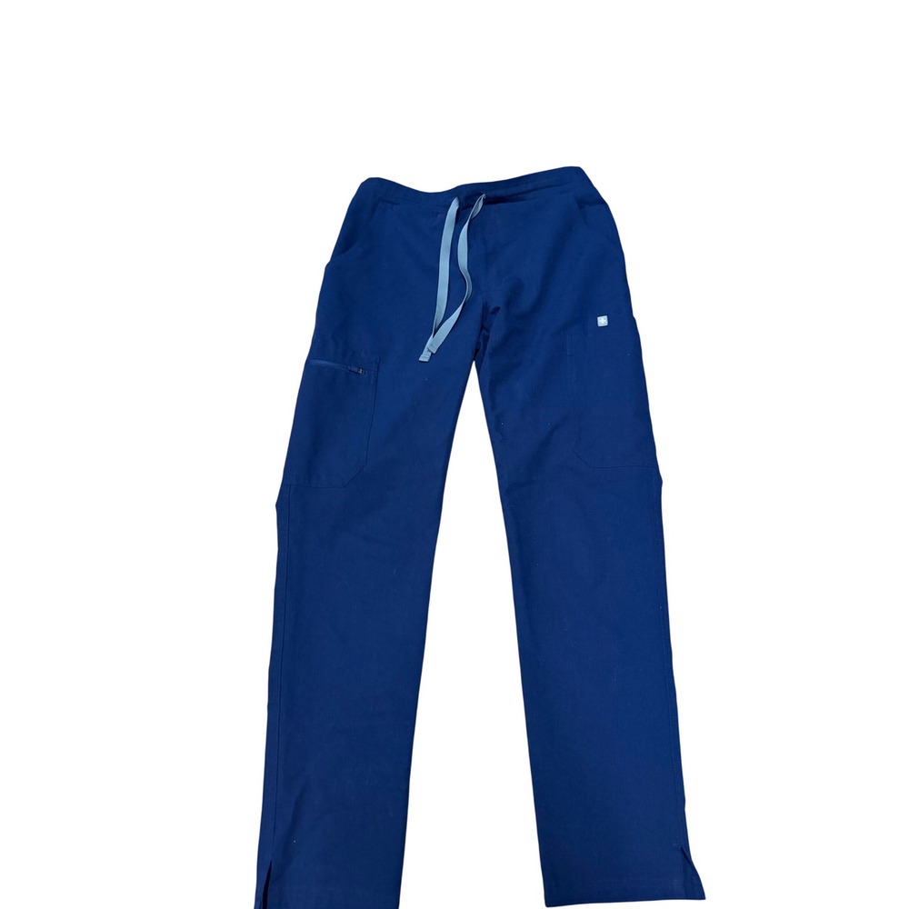 FIGS Technical Collection Navy Blue Cargo Scrub Pants Womens XS Regular